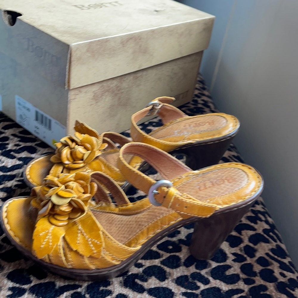 Born heeled sandals